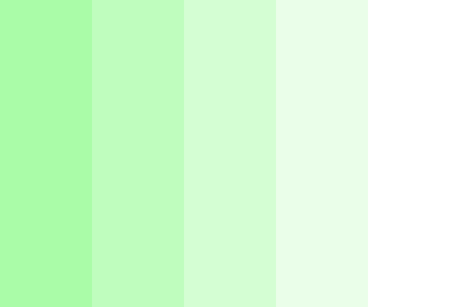 Bells green tints Color Palette