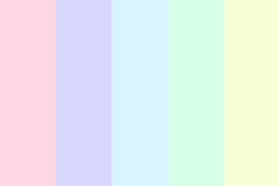 cool kawaii pastels Color Palette