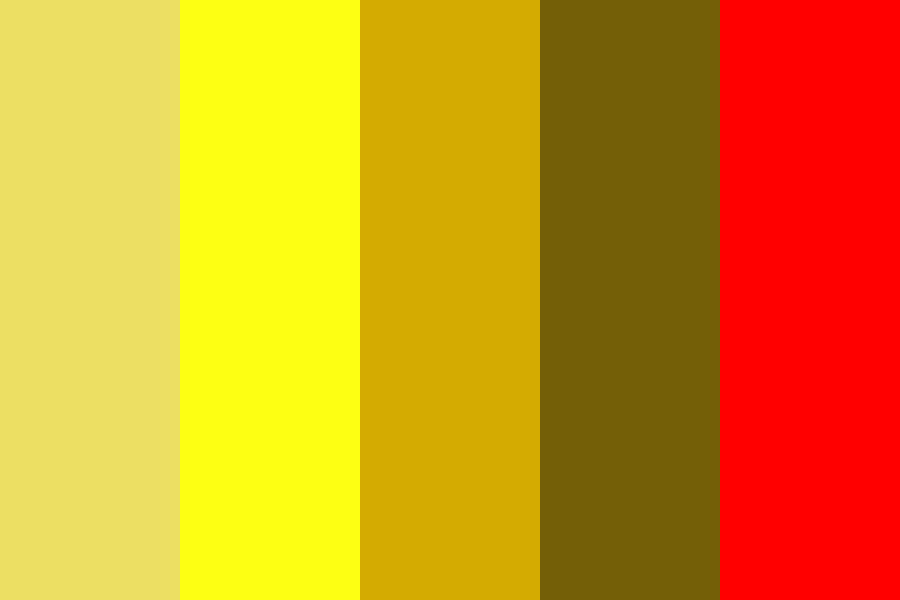 Winne the Pooh Color Palette