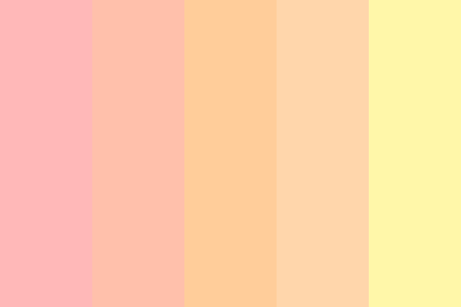 pastel warm fire Color Palette