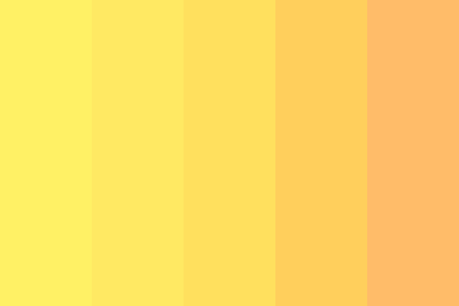 Banana Orange Color Palette