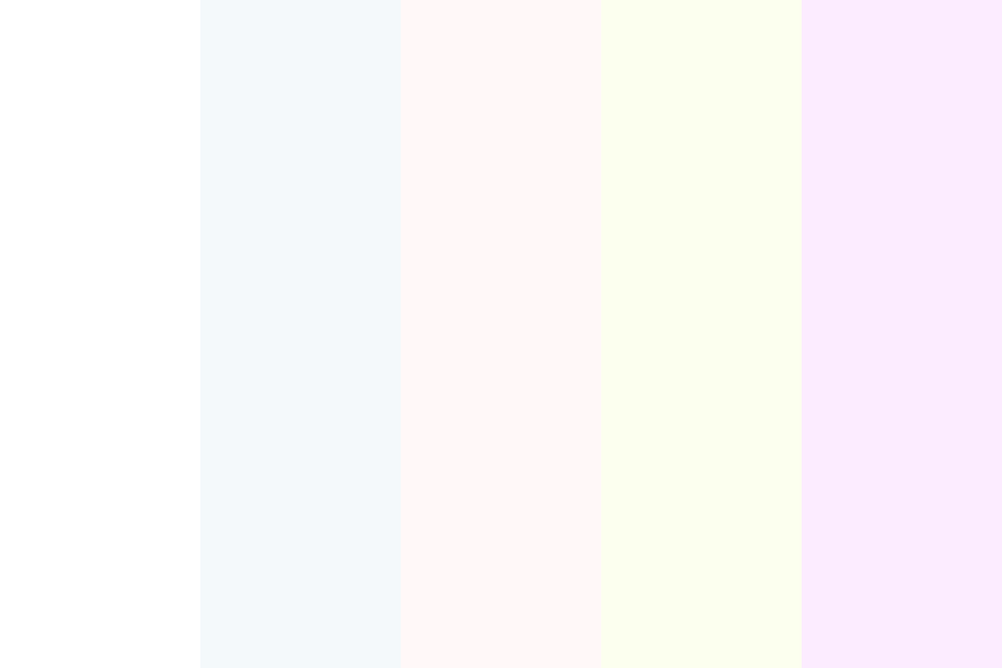 White Paint Color Palette