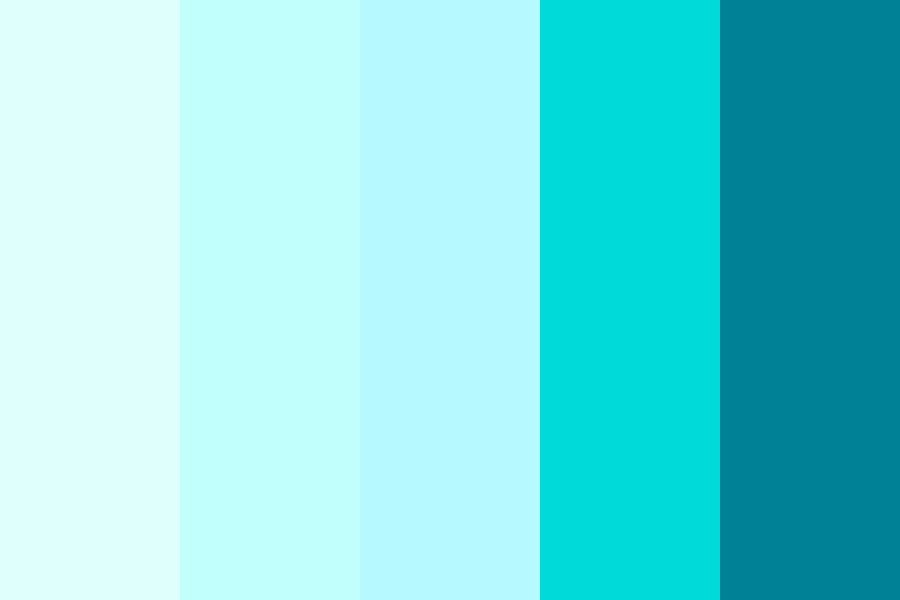 Blue Color Palette Names