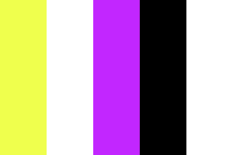 My NonBinary Pride Flag Color Palette