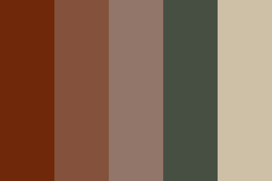 Rusty Wedding Color Palette