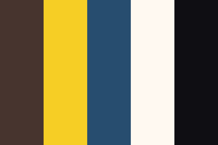Yellow with Neutrals Palette Color Palette
