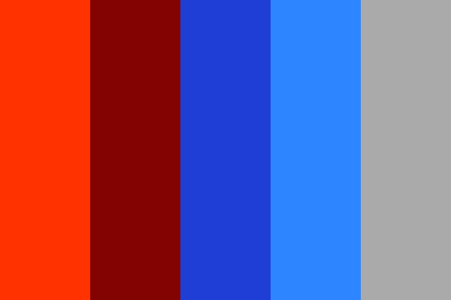 Blue Fire Color Palette