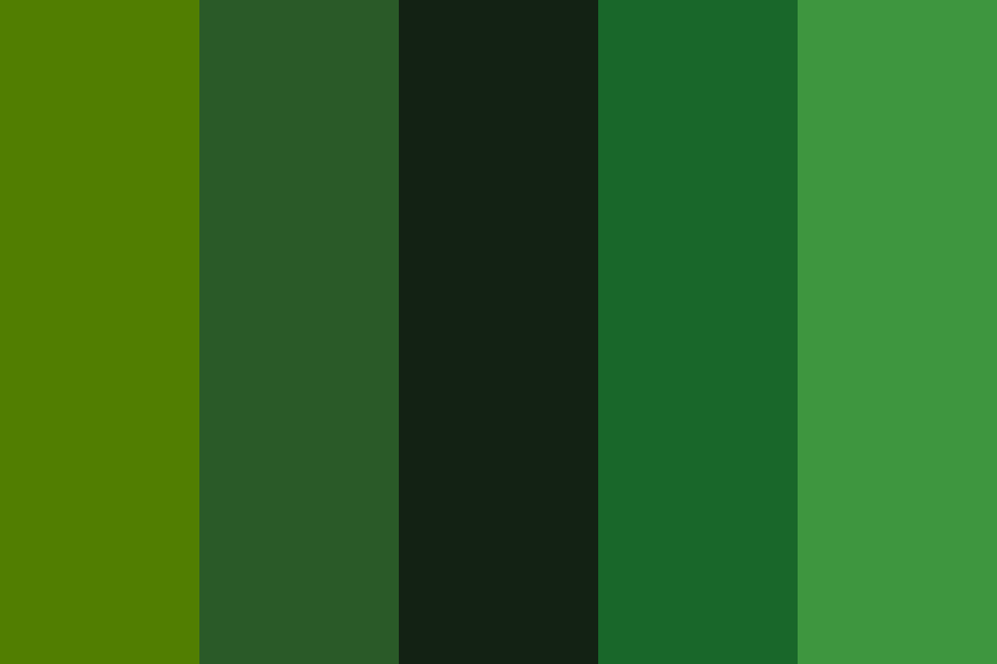 Greens of the Forest Color Palette