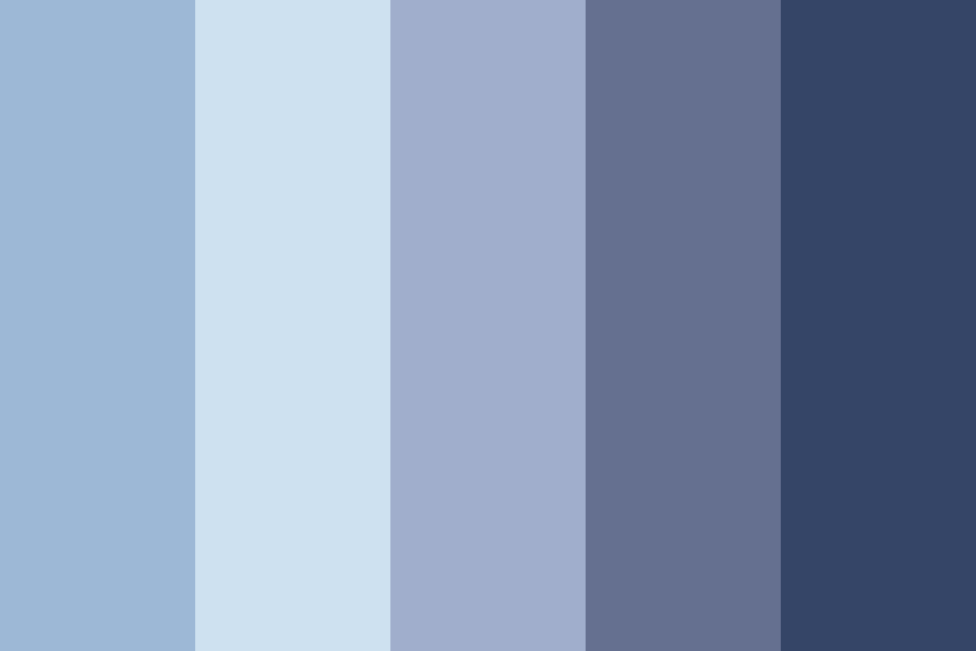 Frosted water Color Palette
