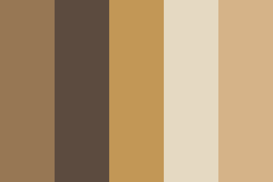 Antique oak Color Palette