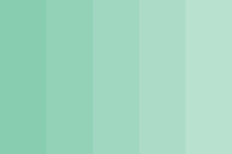 Peaceful Greens Color Palette