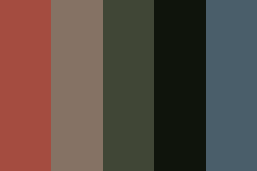 The city of Boulder Color Palette