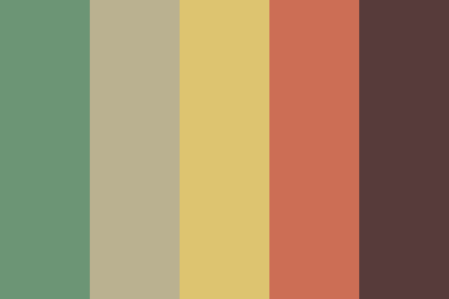 Vintage Retro 2 Color Palette