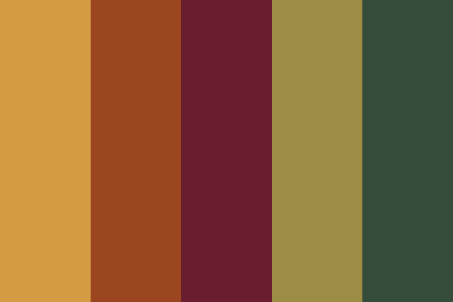 Autumn leaf Color Palette