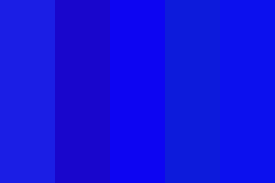 IEC Blues Color Palette