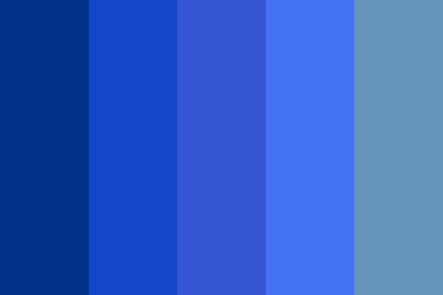 Cool Blues Color Palette
