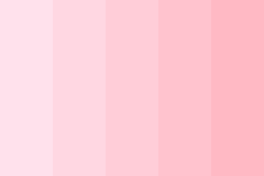 Cherry Blossom Pink Gradient Color Palette