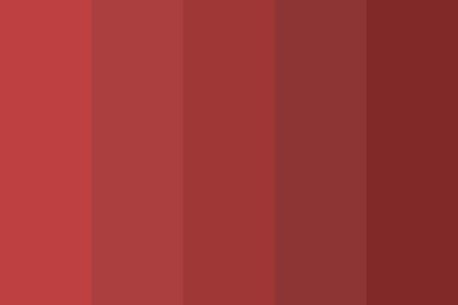 Scarlet Red Color Palette 1F1