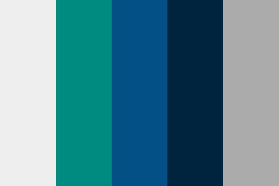 Hint of Blues and Greens Color Palette