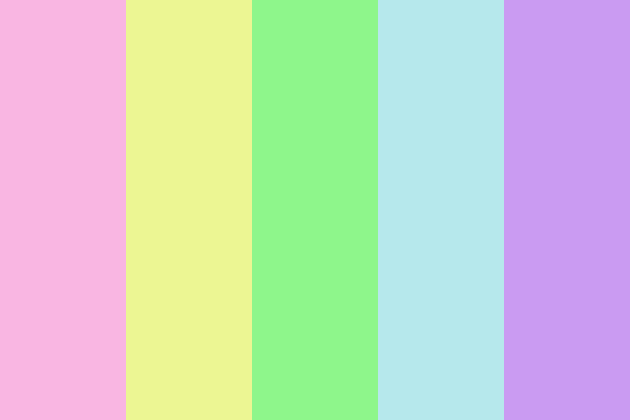 Rainbow Dash Color Palette