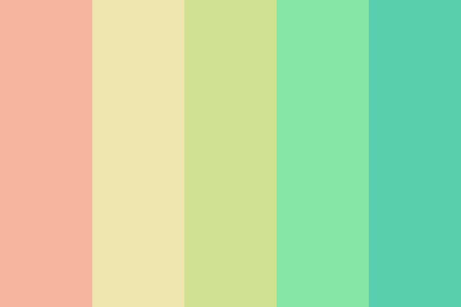 tropical corals Color Palette