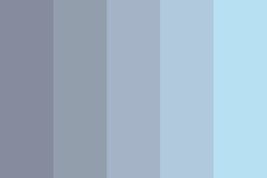 Frozen Freezing Color Palette