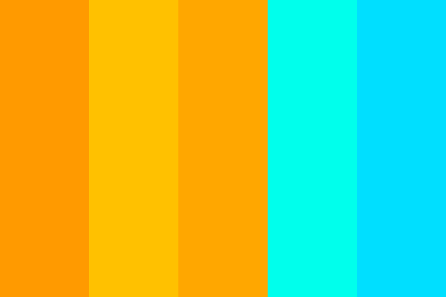 Blue Gold Color Palette