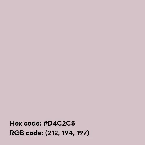 Ice Pink color hex code is D4C2C5