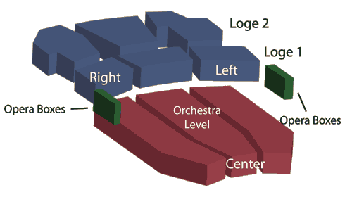 Seating Chart Macky Auditorium Concert Hall University of Colorado