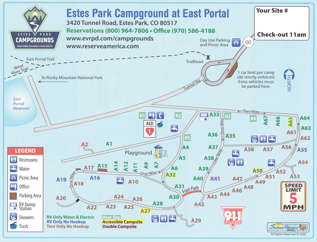 Campground Review Estes Park Campground at East Portal Colorado Etc