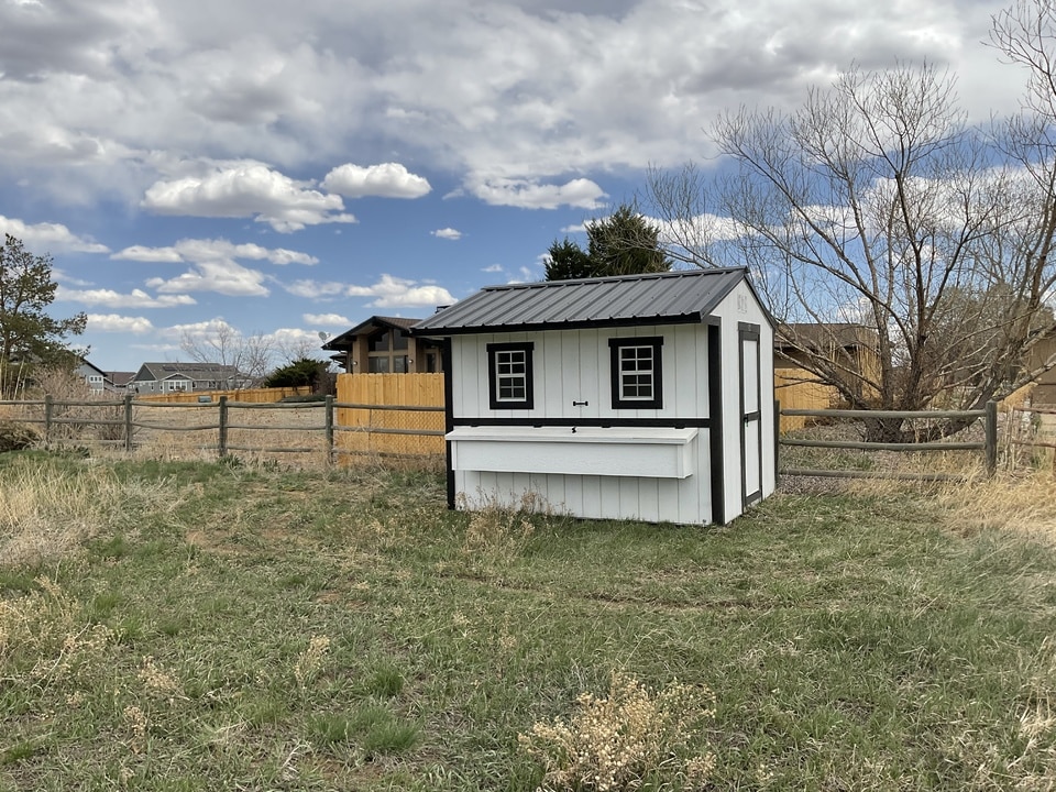 8x10 Chicken Coop in Erie, CO Colorado Shed Company