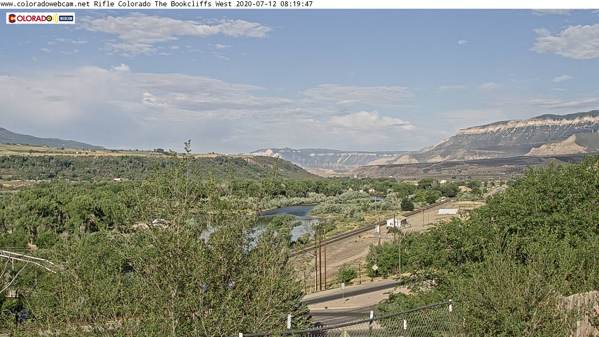 Rifle Colorado Webcam Colorado River Bookcliff Mountain PTZ Tour