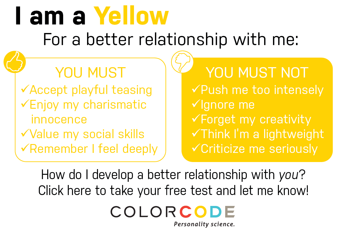 Oooh look another personality quiz (The Color Code) Marriland Forums