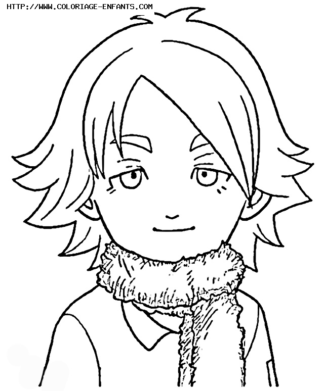 Arion From Inazuma Eleven Coloring Page Coloring Page