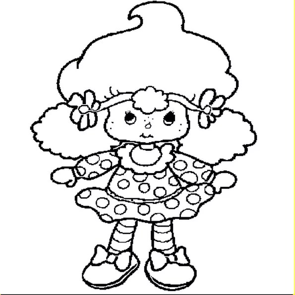 POUPÉE Coloriage poupée en Ligne Gratuit a imprimer sur