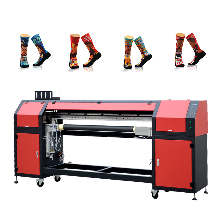 3D seamless rotating digital printer, sock printer Haishu Colorido