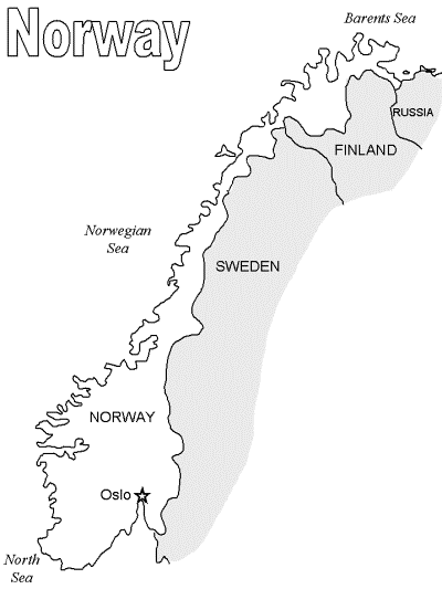 Norway Coloring Pages