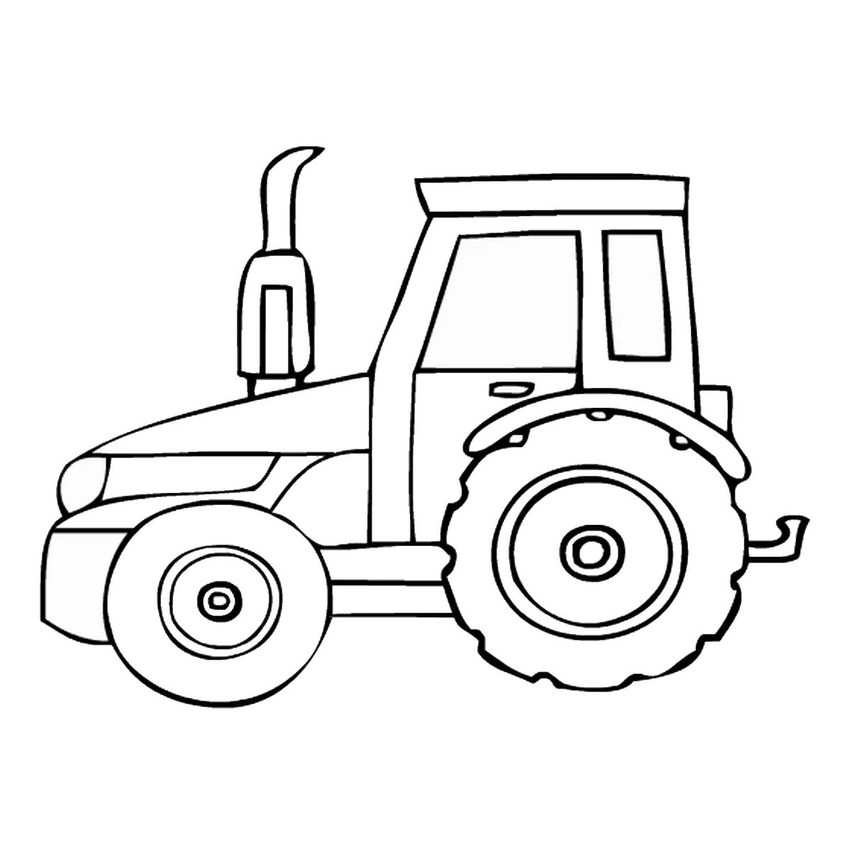 Tractor Coloring Pages Kidsuki