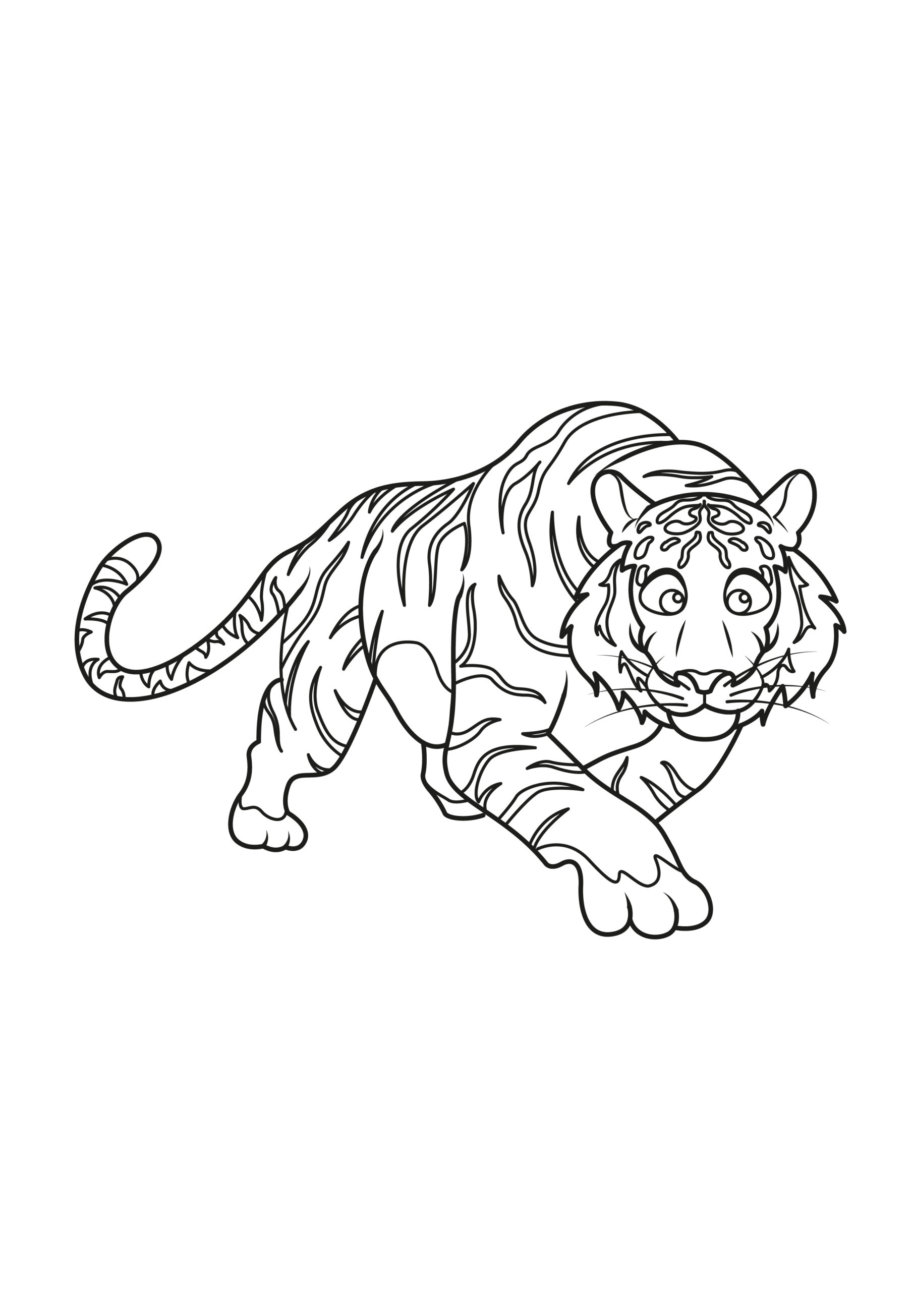 Bengal Tiger Coloring Pages