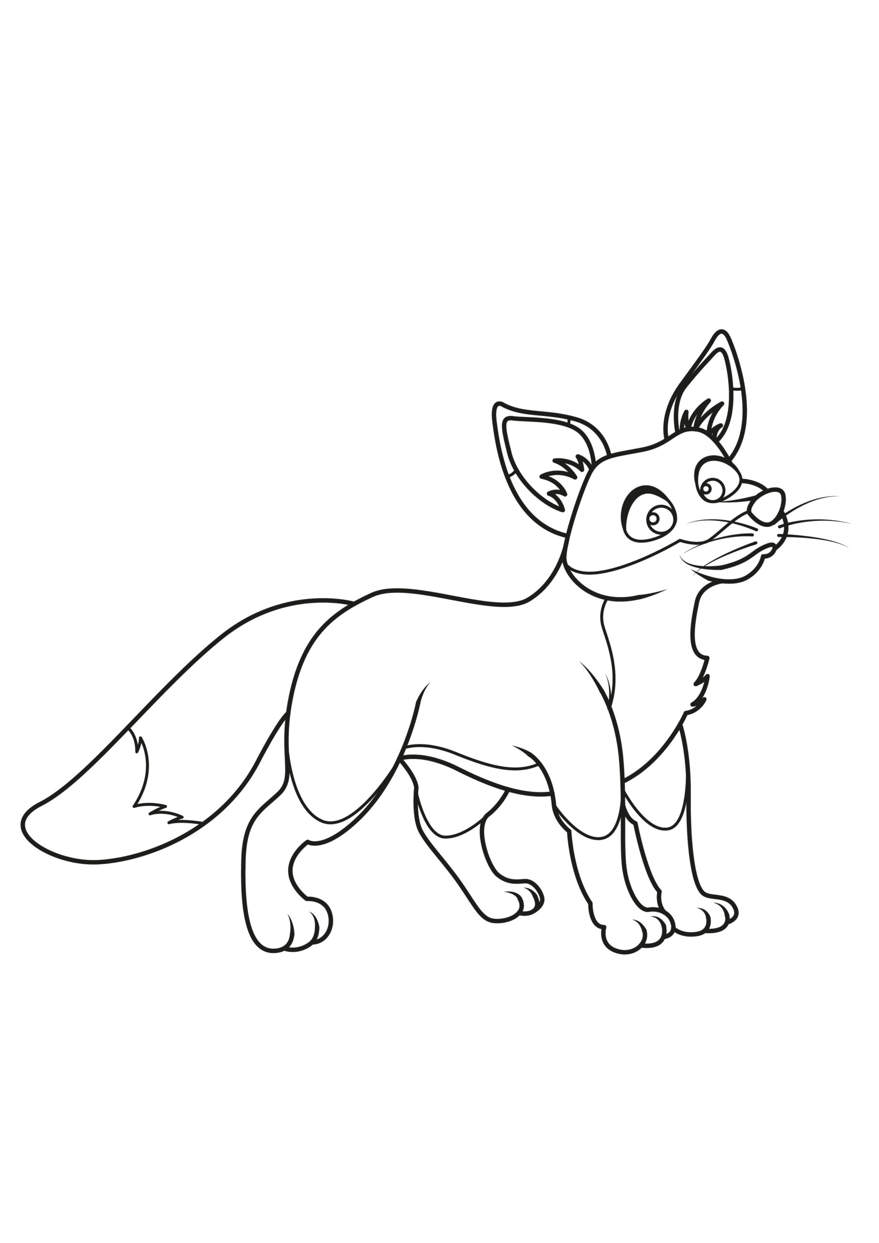 Red Fox Coloring Pages - ColoringDraft.com