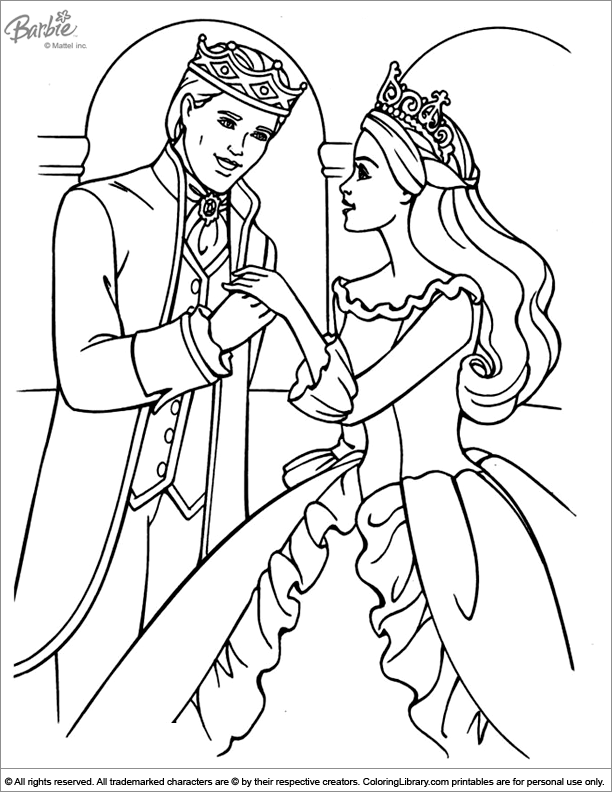 Barbie Diamond Castle Coloring Pages