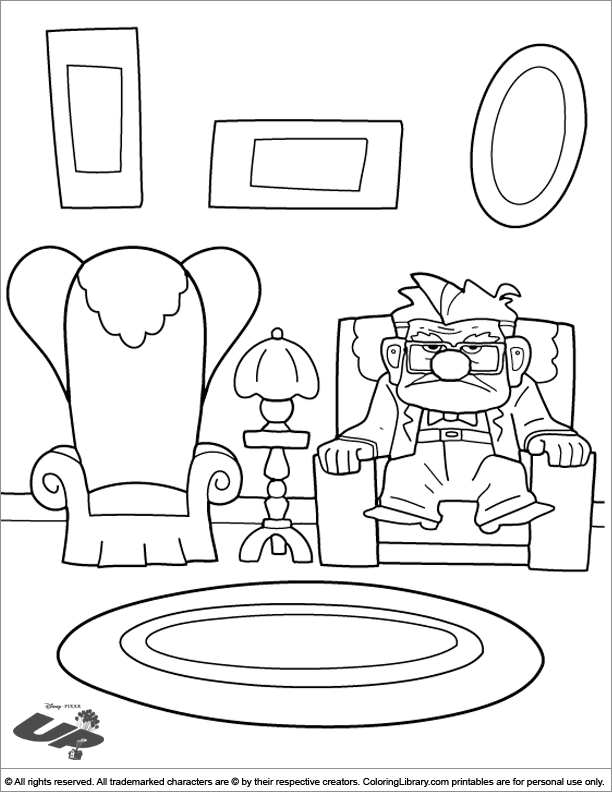 Disney Up Coloring Pages Free Coloring Pages Printable