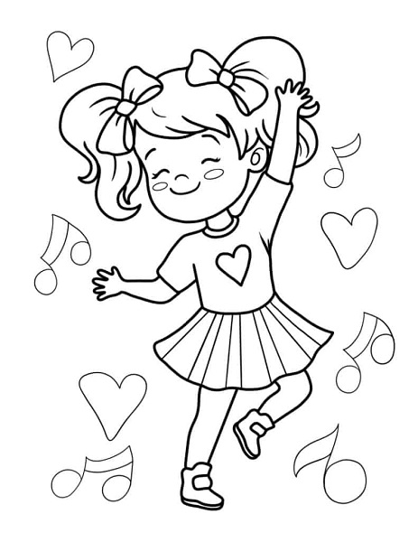 Irish Dance Coloring Sheet - Infoupdate.org