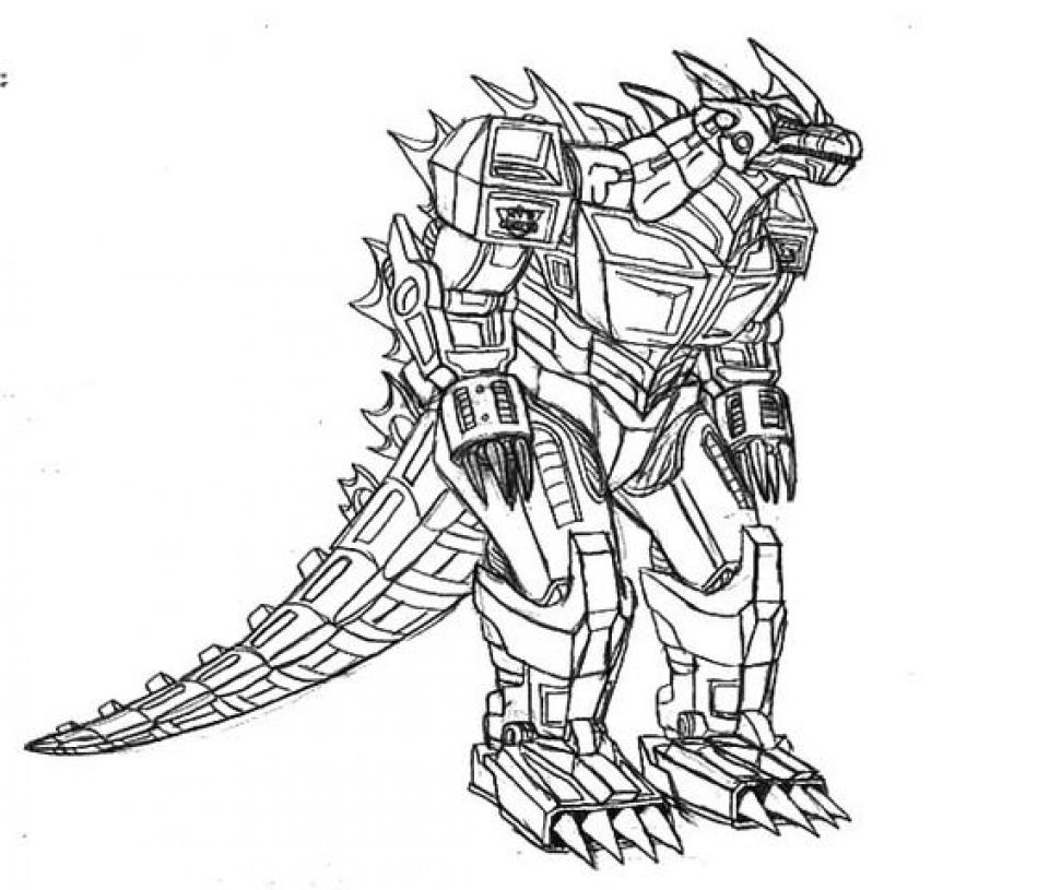 Godzilla Robot Coloring Pages & coloring book.