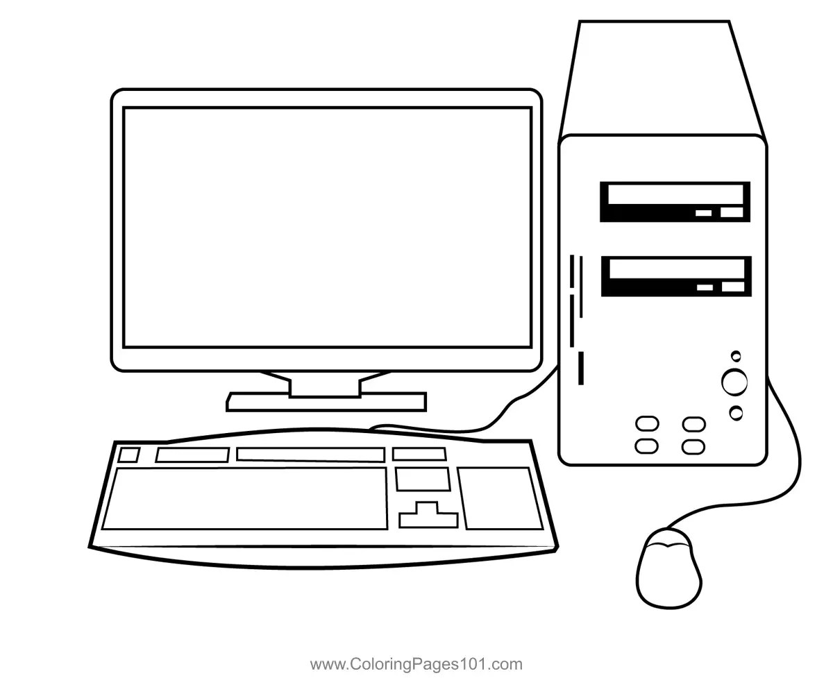Latest Computer Coloring Page for Kids Free Electronic Gadgets Latest Computer Coloring Page for Kids Free Electronic Gadgets