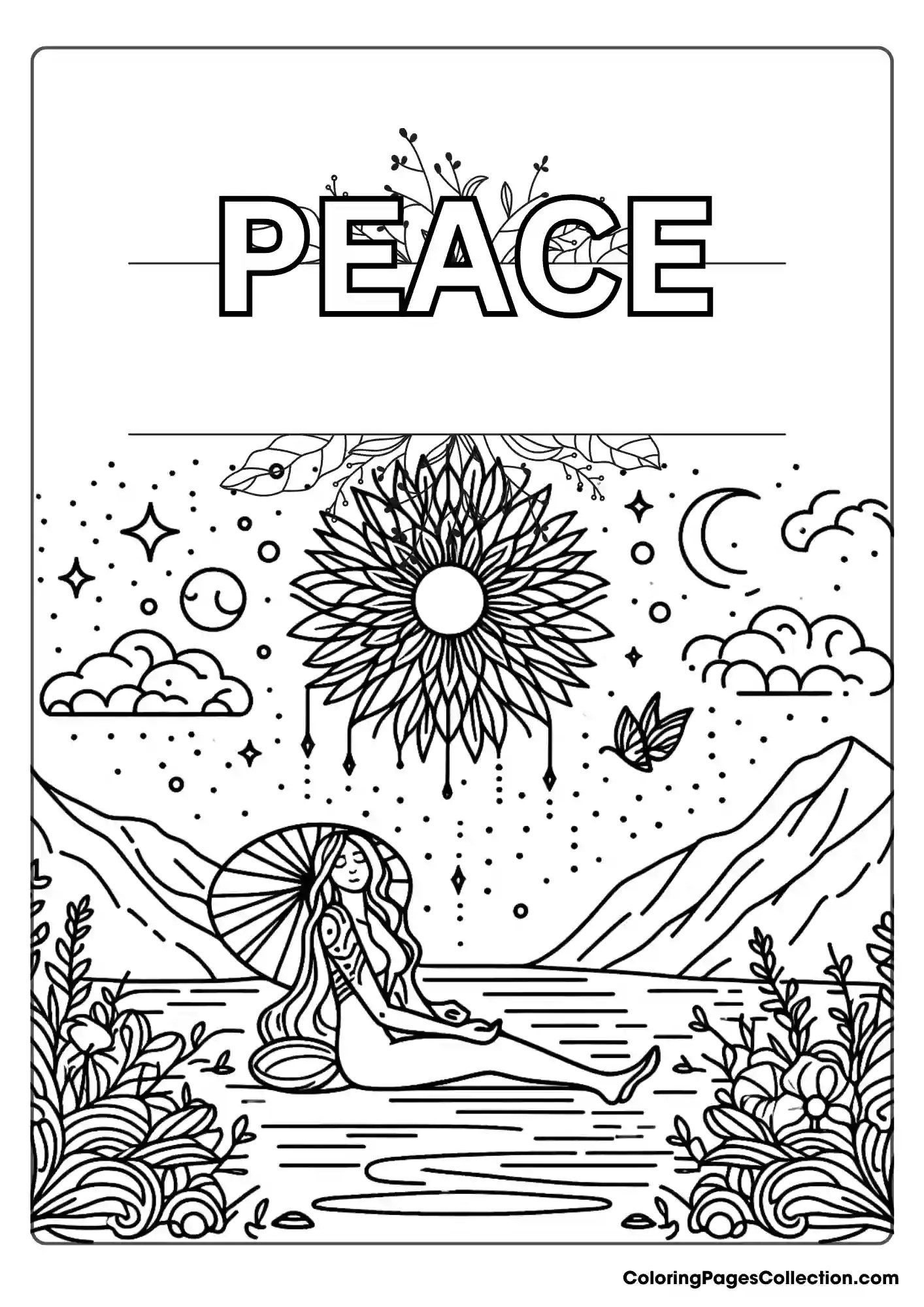Therapeutic Coloring Pages Free Stress Relief Coloring Pages for adults