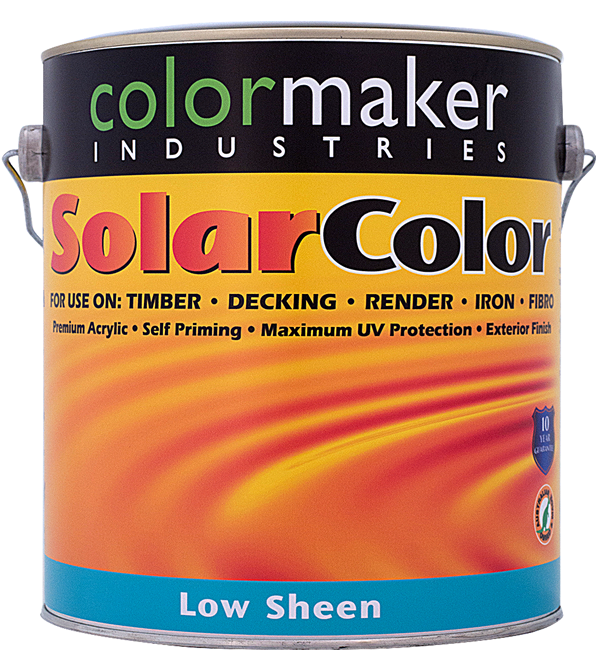 SOLARCOLOR LOW SHEEN EXTERIOR PAINT Colormaker Industries