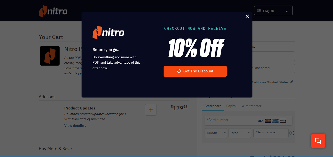 25 Nitro PDF Pro Discount Coupon, 100 Working