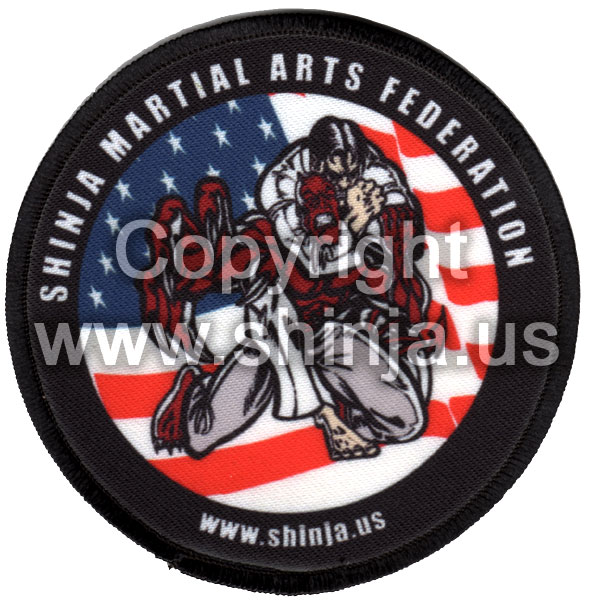 Custom personalized martial arts uniform fabric patches in full color