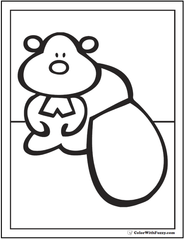 Beaver Coloring Pages ~ Printable Coloring Pages Pinterest